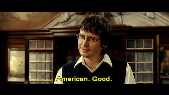 Welcoming the fresh meat.